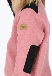 Swedemount Fleece trui - dusty rose black