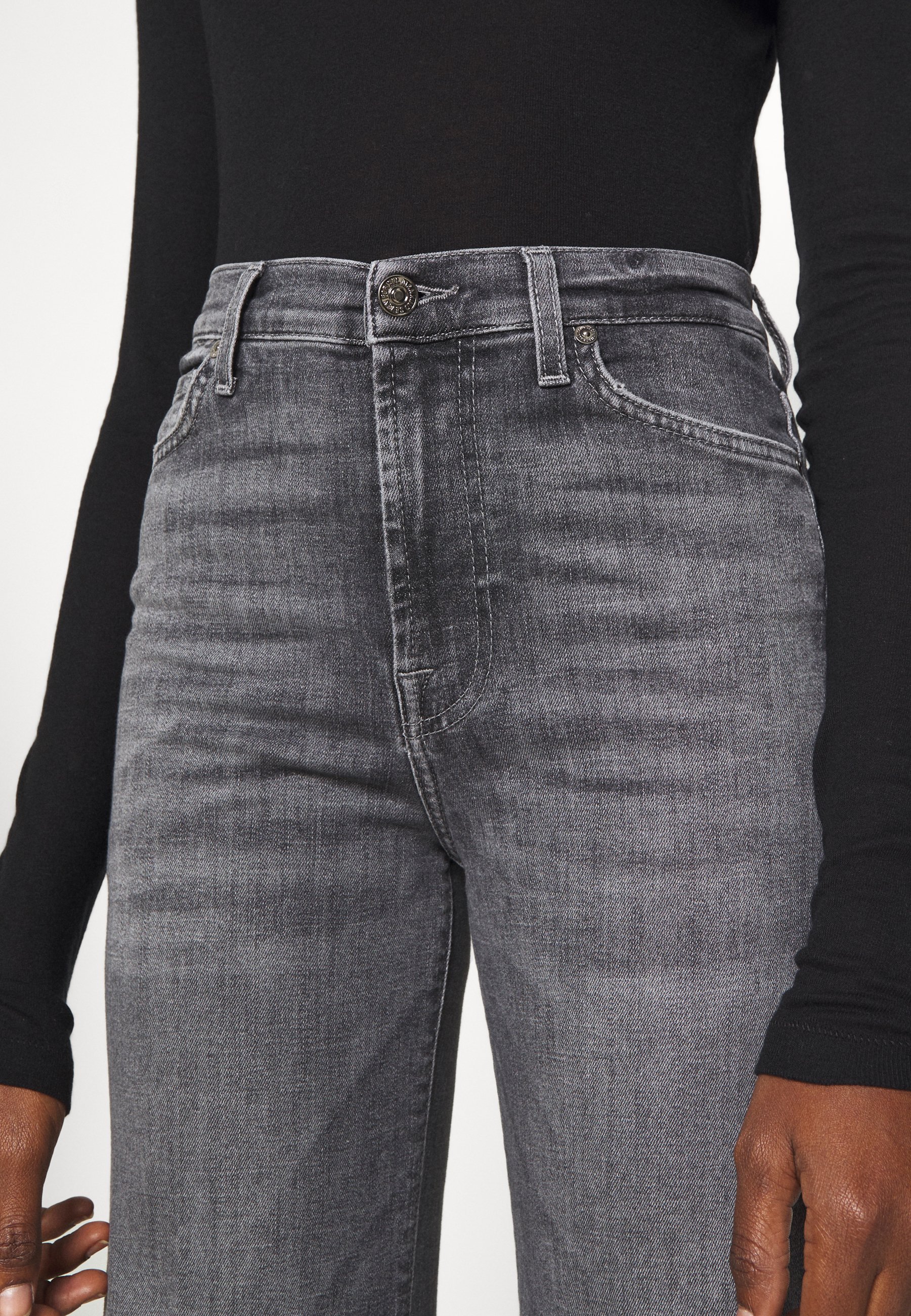 7 for all mankind MODERN DOJO - Platėjantys džinsai - grey/pilka - Zalando .lt