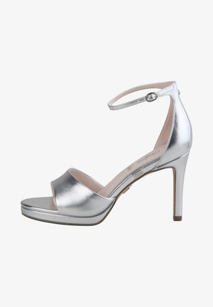 RONJA - High heeled sandals - silber