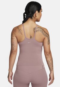 Nike Performance TANK - Top - smokey mauve white