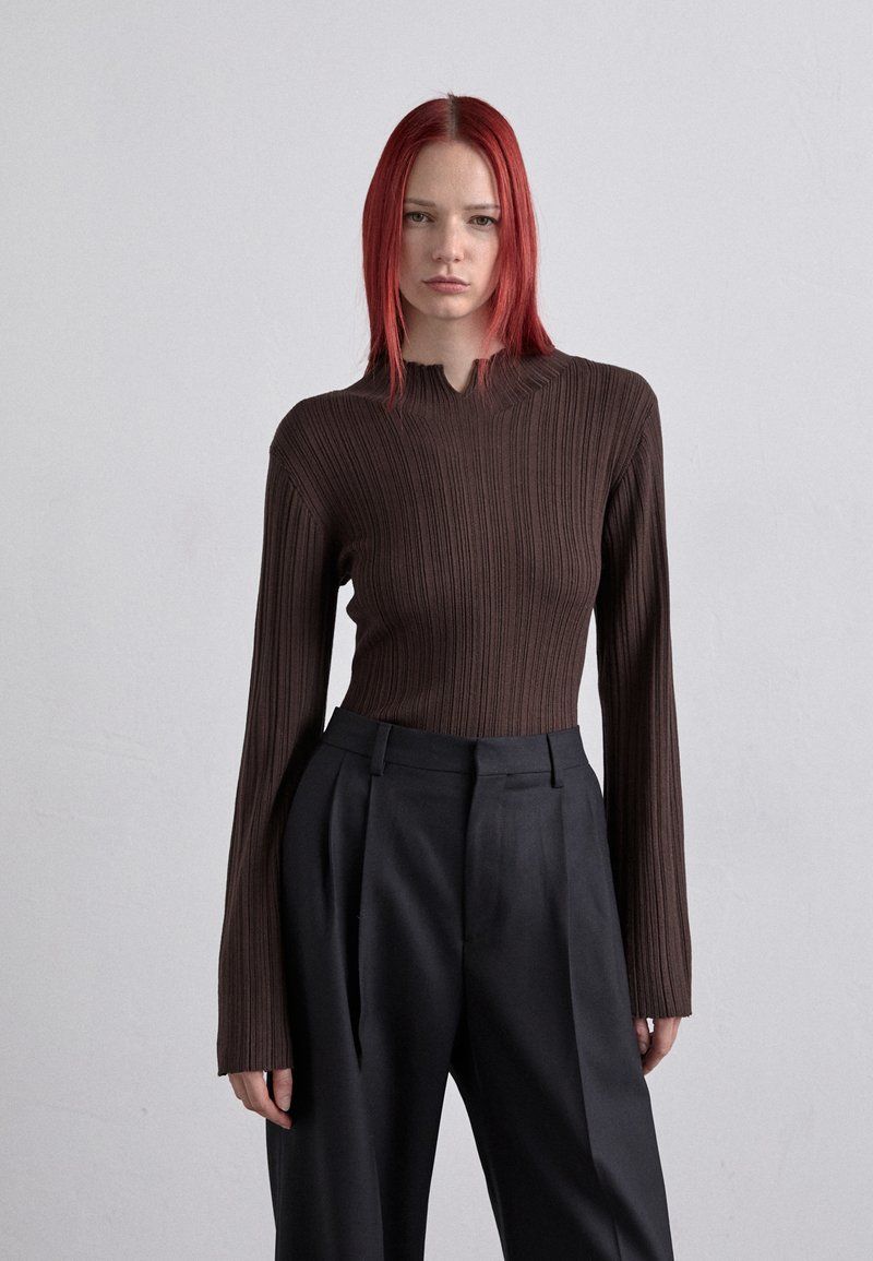 Holzweiler TULIP  - Jersey de punto - dark brown