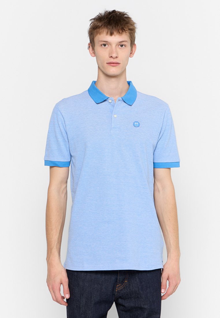 KnowledgeCotton Apparel Poloshirt lichtblauw KnowledgeCotton Apparel Poloshirt lichtblauw