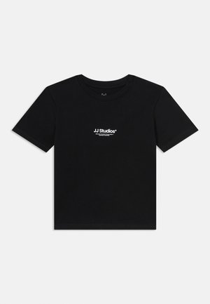 JJESOHO TEE CREW NECK  - Print T-shirt - black
