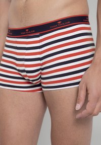 TOM TAILOR 2 PACK - Trunks - red medium horizontal stripe
