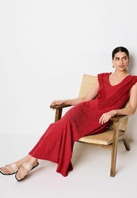 Next V-NECK MIDI TALL REGULAR FIT - Maxikleid - red