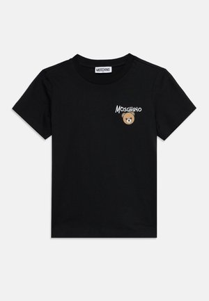 MOSCHINO, UNISEX - Обикновена тениска - black