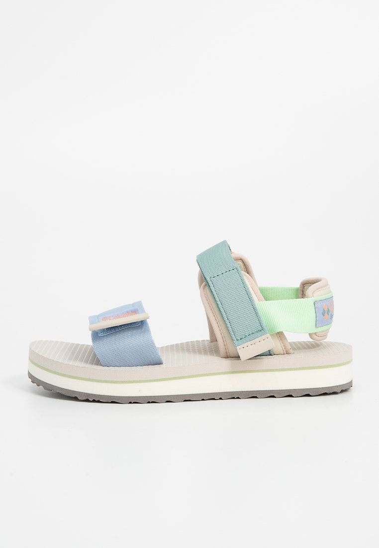 Columbia Sandalen met plateauzool donkergrijs