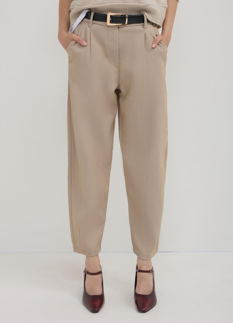 Calliope BALLOON - Pantaloni - beige