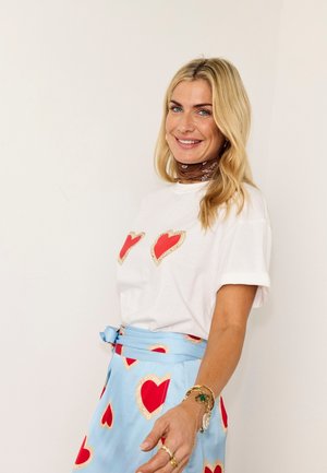Never Fully Dressed, DIAMONTE HEART - T-shirt imprimé - white