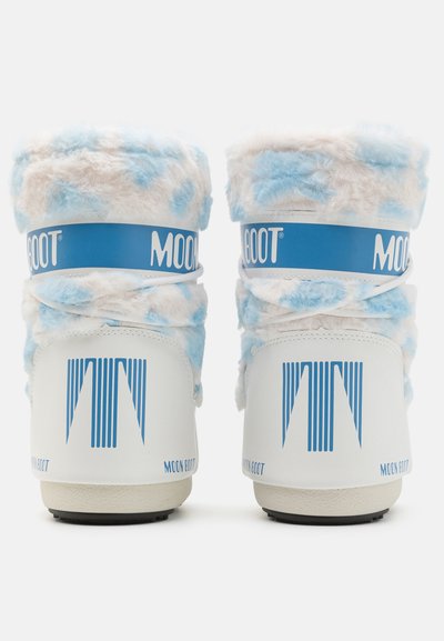 Moon Boot ICON YETI UNISEX - Čizme s vezicama - white/light blue