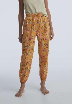 INDIAN CUFFED - Pyjama bottoms - yellow