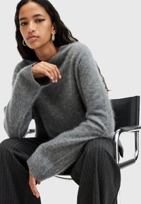 AllSaints CREW NECK - Neule - grey marl
