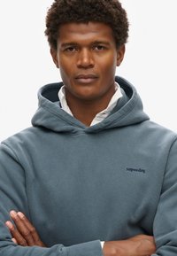 Superdry & Co VINTAGE MARK - Hoodie - eclipse navy
