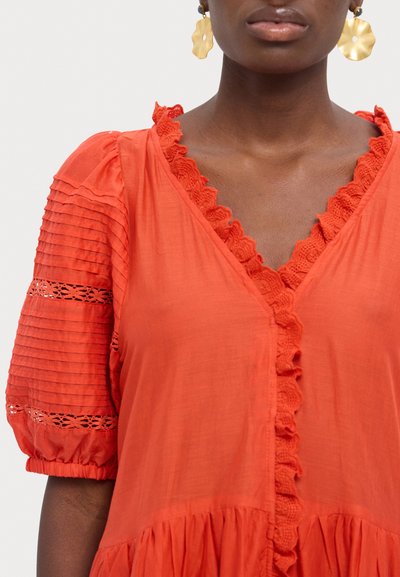 Sea ANTONINA SOLID DRESS - Denní šaty - red