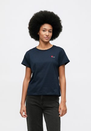 DROP SHOULDER CHEST  - Basic póló - sky captain blue