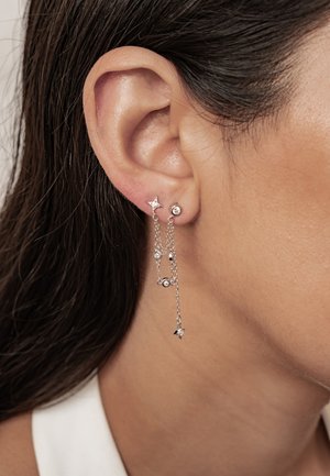 Hey Happiness, CELESTIAL STAR DANGLE - Ohrringe - silver-coloured