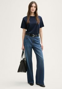 TOM TAILOR DENIM BOXY FIT - Basic póló - sky captain blue