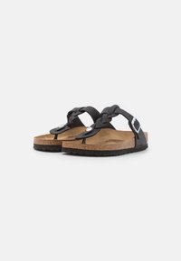 Birkenstock GIZEH BRAIDED REGULAR  - Sandalai - black