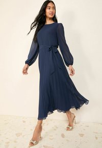 Friends Like These REGULAR FIT - FLUTTER SLEEVE MIDI - Vapaa-ajan mekko - navy