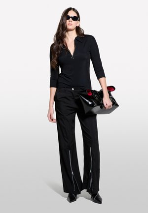 Sisley, Stoffhose - black