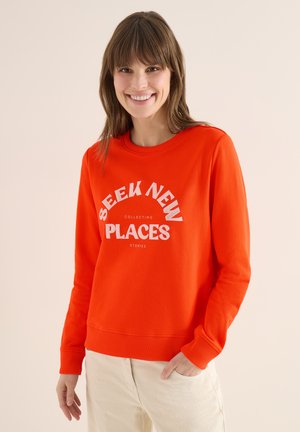 Sweatshirt - orange