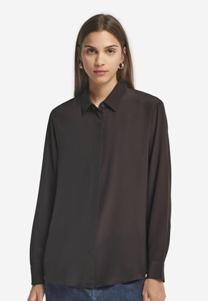Hemdbluse - fondente