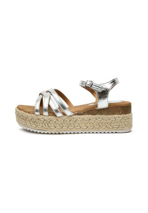 Sole Sister Espadrilles - silver