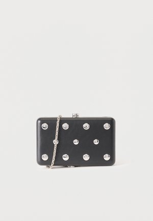 KARL LAGERFELD SOIREE MINAUDIERE STUDS - Listová kabelka - black