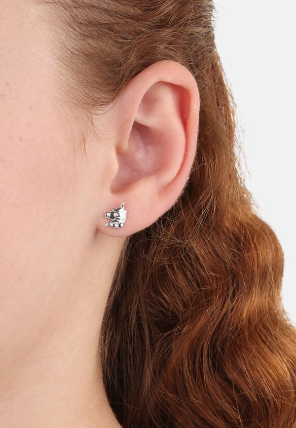 EINHORN - Ohrringe - silberfarben