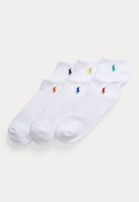 CUSHIONED LOW CUT-SOCK 6 PACK - Chaussettes - white