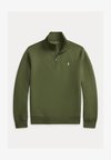 DOUBLE-KNIT QUARTER-ZIP PULLOVER - Φούτερ - supply olive/c1730