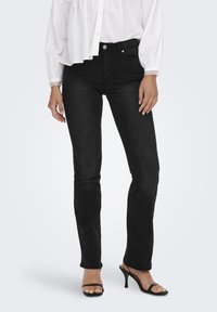 ONLY - ONLWAUW HIGH WAIST FLARED - Flared Jeans - washed black Thumbnail-Bild 1