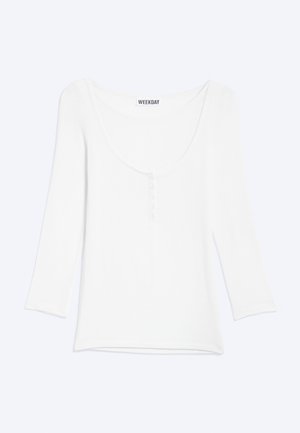 Weekday, CORA - T-shirt à manches longues - off-white