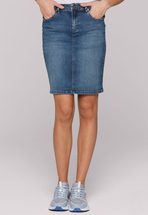 ROCK TO:NY - Jeansrock - dark blue used