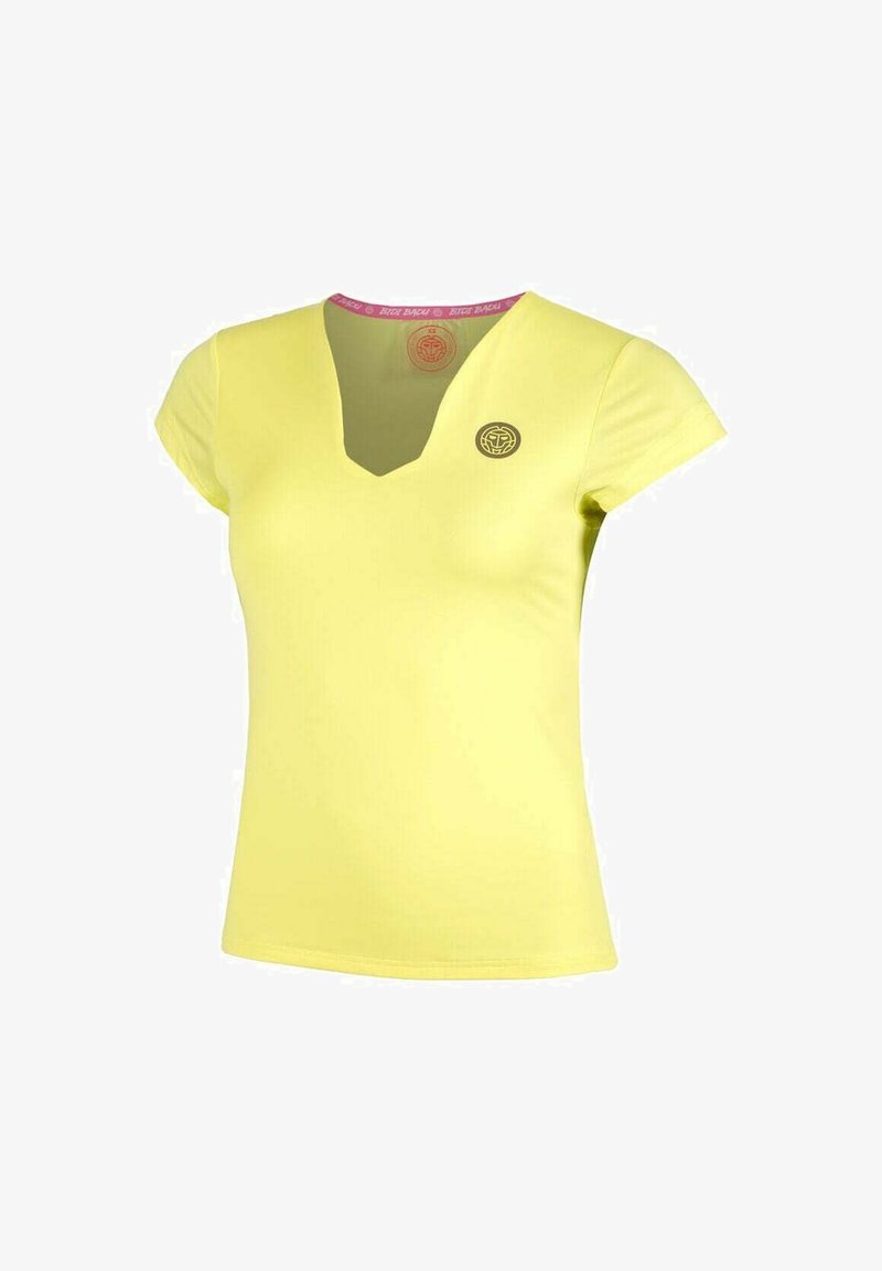 BIDI BADU SPECTRUM V-NECK TEE - Camiseta deportiva - yellow
