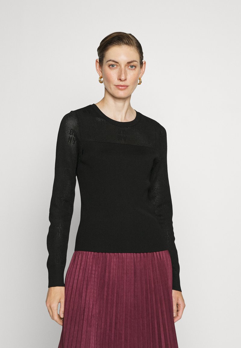 DKNY YOKE Neule black/musta Zalando.fi