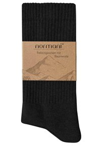 Normani 4 PACK MIT POLSTERSOHLE UND KOMFORTBUND - Socken - schwarz