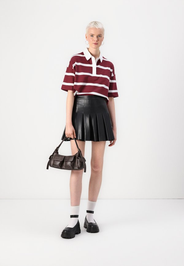 NMCAMMI ALENA CROPPED  - Polo shirt - burgundy4