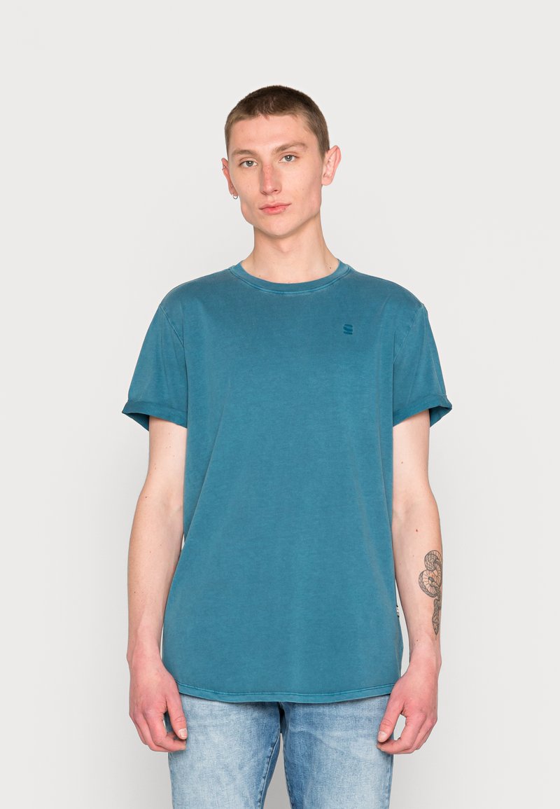 G Star LASH S S T Shirt Basic Compact Jersey O Rfd Nitro Gd blau
