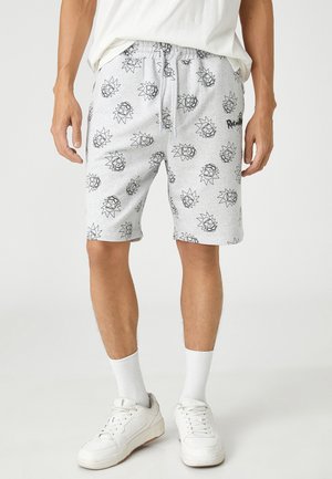 RICK AND MORTY LICENSED PRINTED DRAWSTRING - Shorts - grey
