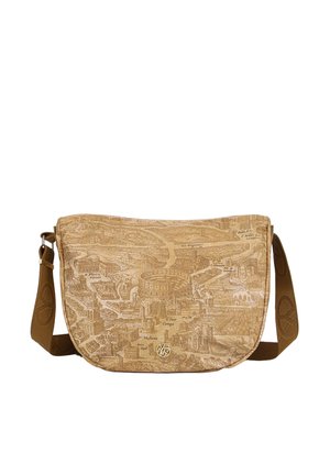 HOBO GUM LARGE FANTASIA CITTÀ - Borsa a tracolla - marrone