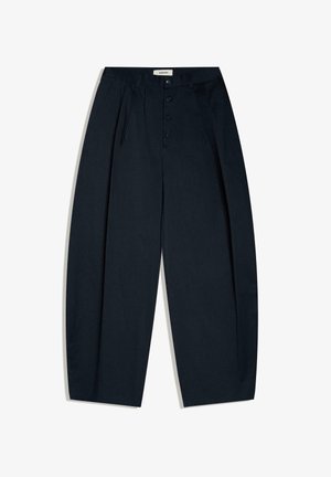 Bershka, TAILORED FIT BARREL - TROUSERS - Nadrágok - royal blue