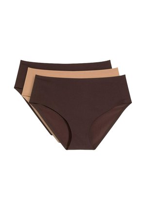 FEEL COMFORT NAHTLOSE  3ER PACK - Slip - braun