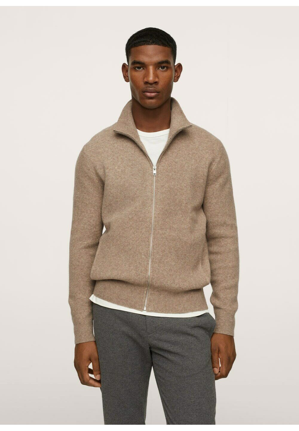 Mango WOOLYZ - Zip-up sweatshirt - open 