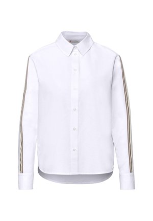 MIT TAPEDETAILS - Skjortebluser - weiß