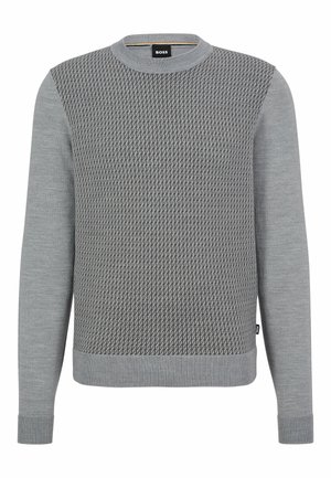 Strickpullover - silver-coloured