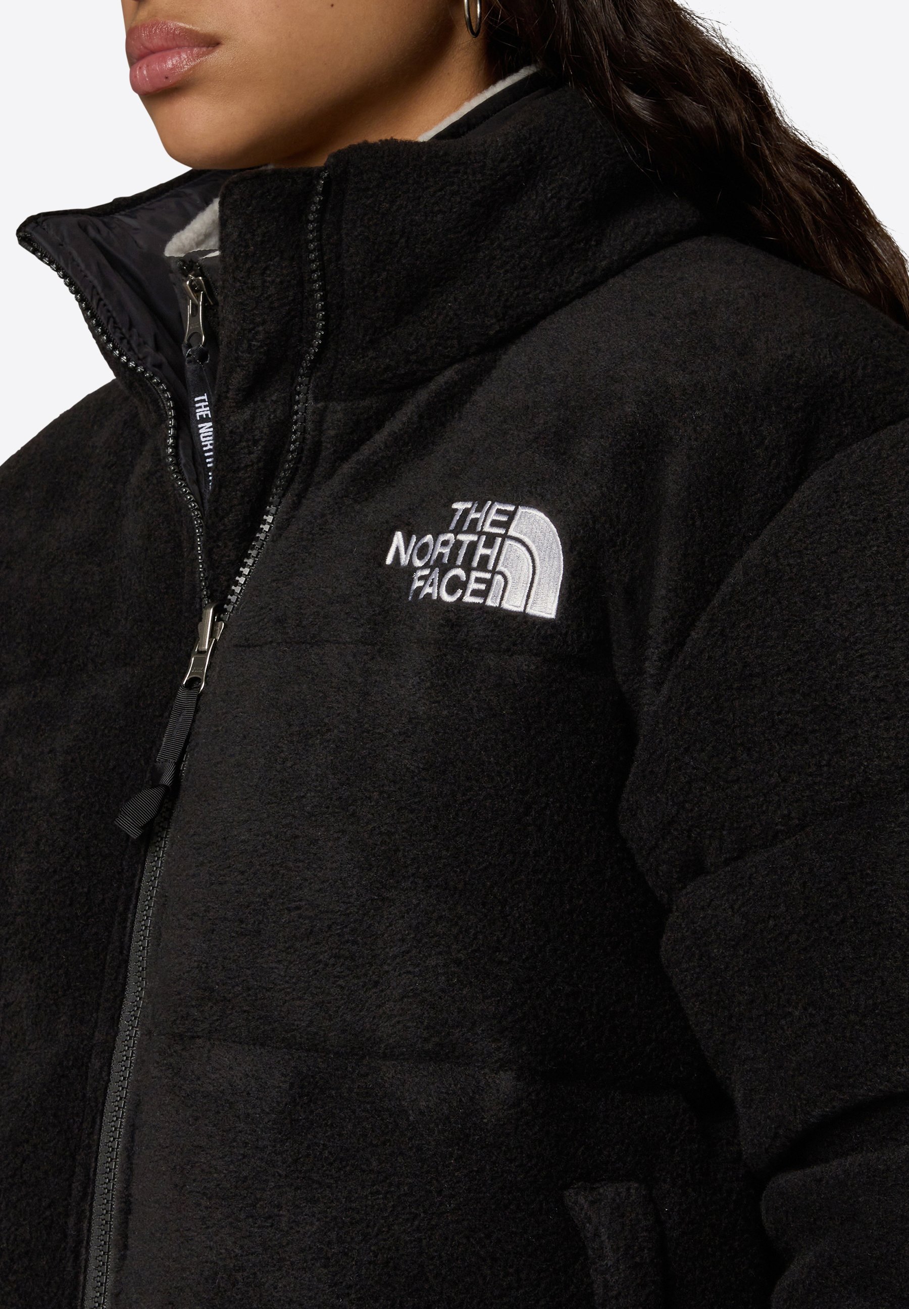 The North Face 2000 POLAR NUPTSE - Down jacket - tnf black/mottled