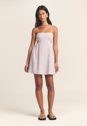 SALINAS  - Vestito casual - lilac stripe