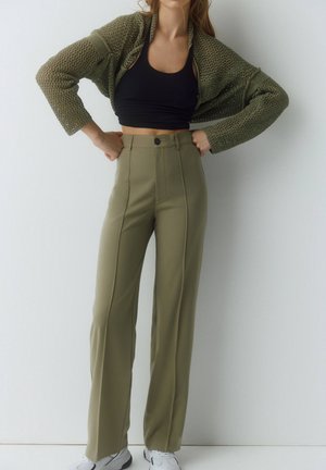 Pantalon classique - khaki