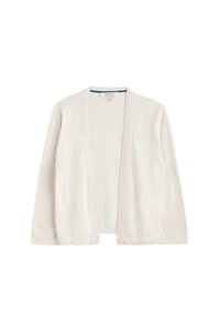 VANESSA - Cardigan - chalk knit melange chalk